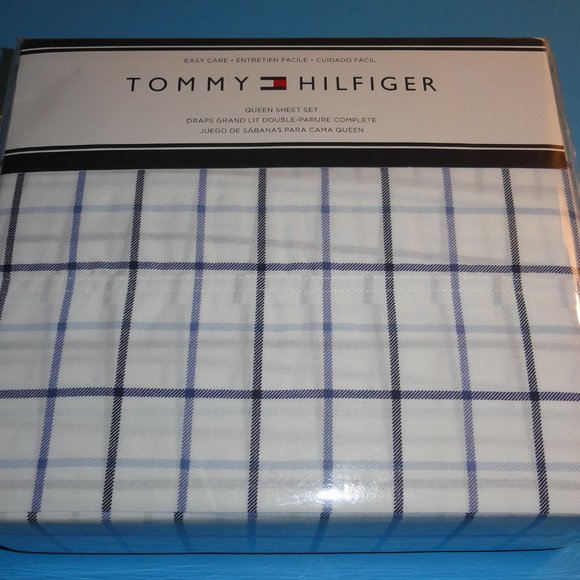 Tommy Hilfiger Bedding Tommy Hilfiger Queen Sheet Set New 4pc